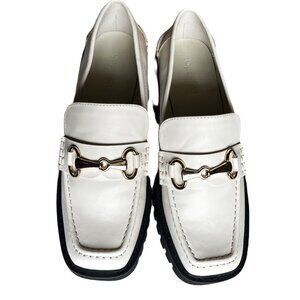 Open Edit • NEW Women’s Square Toe Chunky Platform Slip On Loafers - Size 7